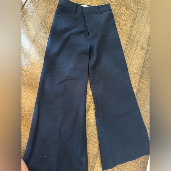 FRAME wide leg blue pants - Picture 2 of 2
